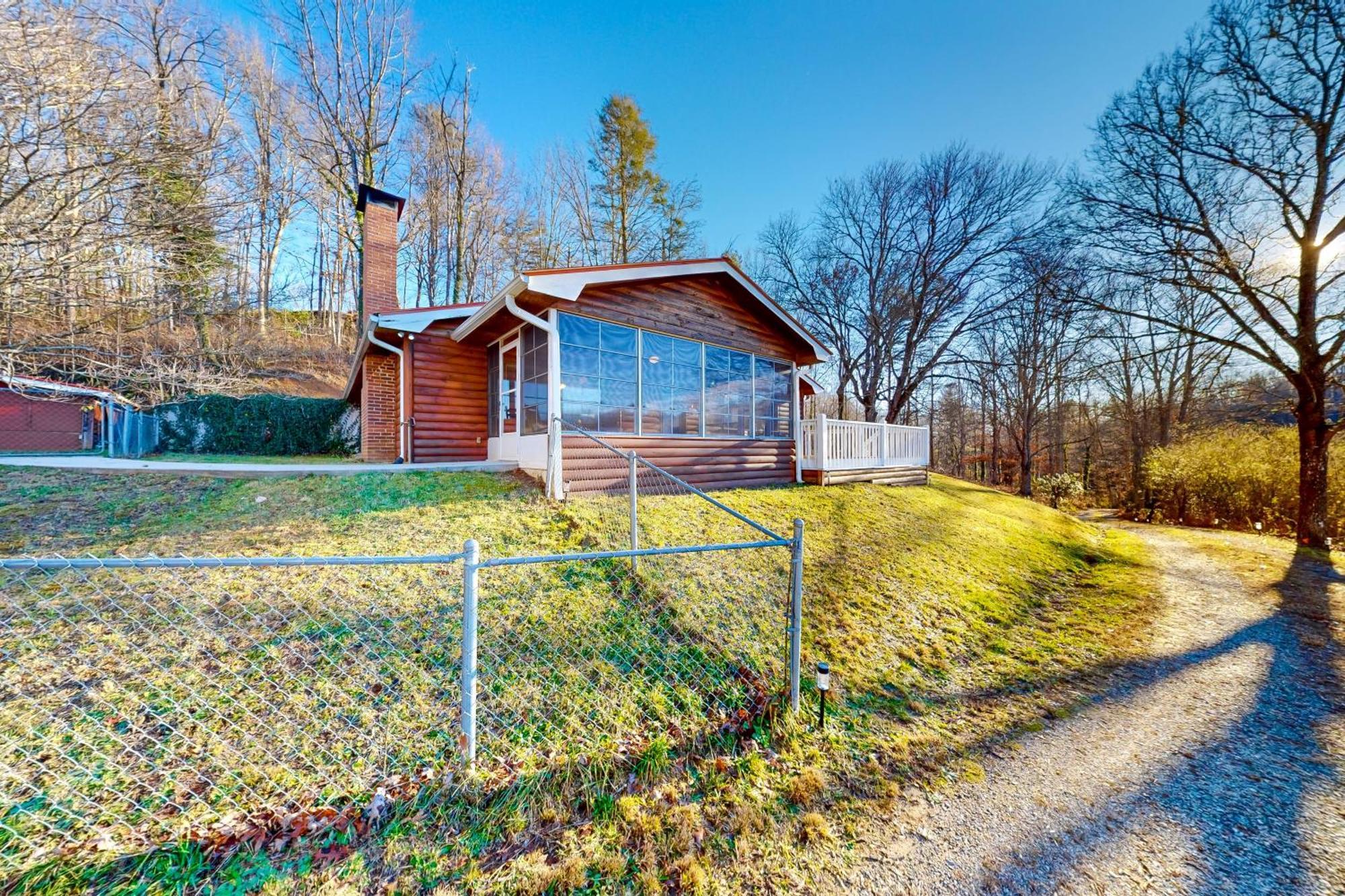 Tumbling Leaf Cabin Franklin Eksteriør bilde